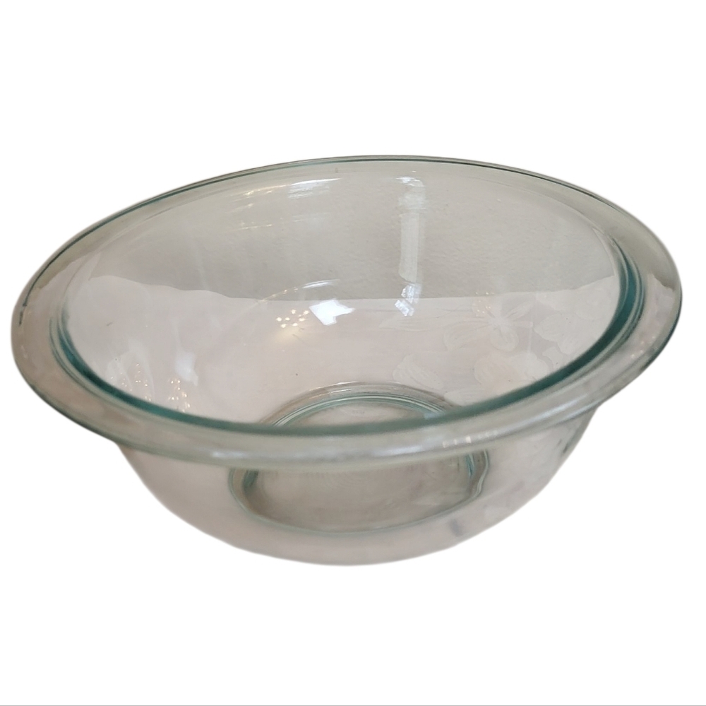Pyrex 322 Clear Glass Mixing Bowl 1 Quart